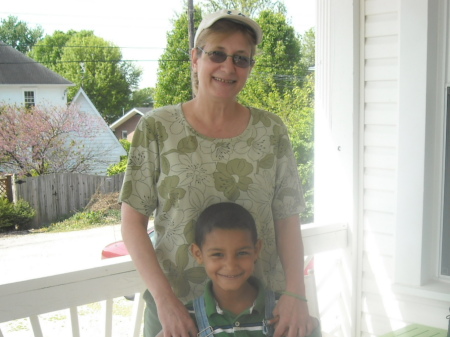 Memaw (me) and Donny (5 yrs)