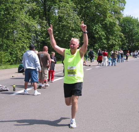 Marathon finish