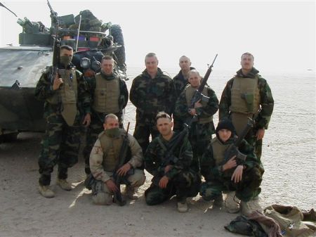 Me and the boys in Iraq 2003.