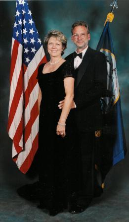 Steve and I at the Navy Ball 2002