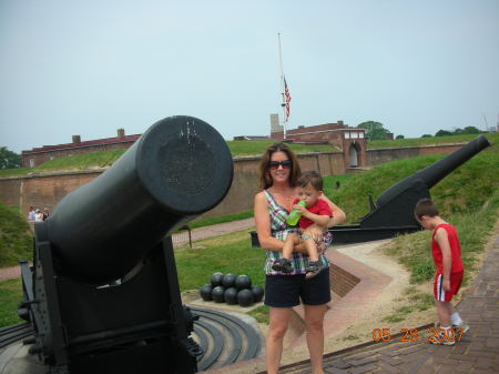 Trish & Jack at Ft. McHenry-Memorial Day 2007