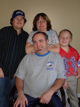 Son Paul, wife Aundria, sons Jacob and Steele