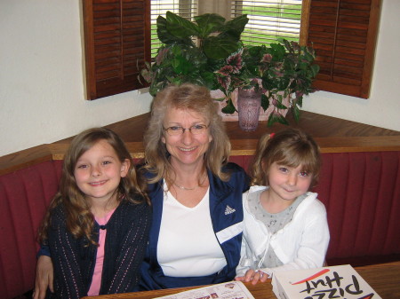 Grandma Krisann with Lexy and Abbie