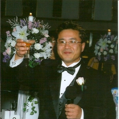 Cheering to my brother Mikey & his new wife Ruby. 2005