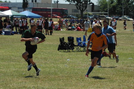 My Son Playing on NC AllStar Rugby team