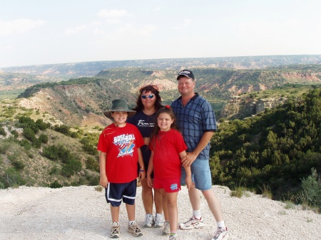 The family at Palo Duro Canyon 2005