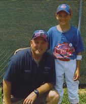 Me & Drew at the 2005 Little League Allstar Games.
