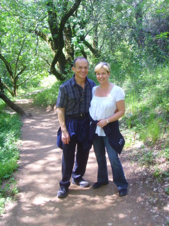 My husband Jon and me in California 4/08