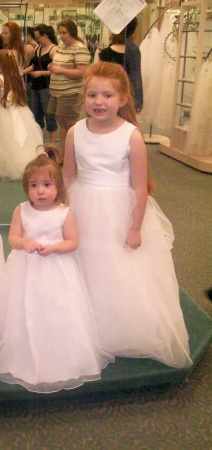 my granddaughters, 2 and 5
