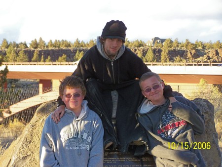 Tomi, Jasyn, Mike in Madras, OR