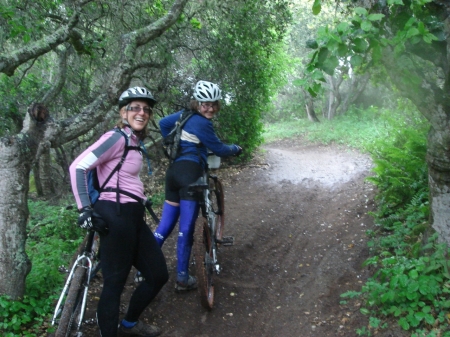 before the REAL mud at Sea Otter '07 with daughter #1