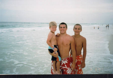 The boys in Orange Beach, AL 2007