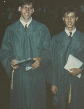 Me & Chris Kendrick graduation 1991