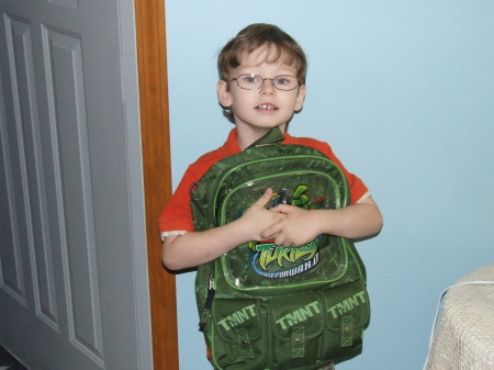 Brayden - August 2007 (before his 1st day of Pre-K)