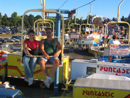 Kim and I at the Oregon State Fair