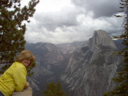 Yosemite Nat'l Park Half Dome in backround