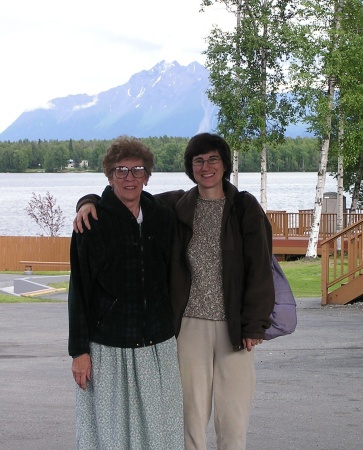 My mom's visit to Alaska