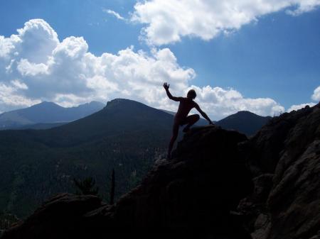 Again, bouldering in Colorado.