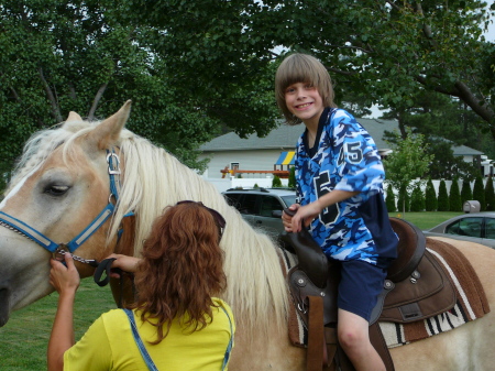 David on horse