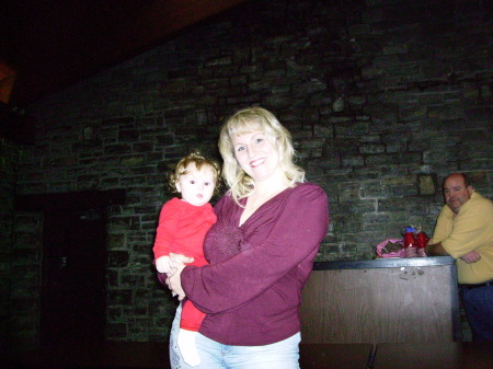 Julie with Ty (Dec. 26, 2006)