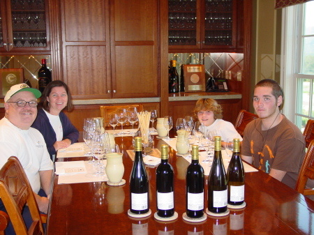 Family at Arrowood Winery