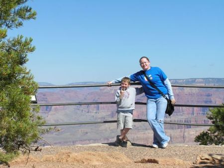Me + the nephew - Grand Canyon