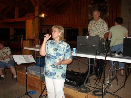 Singing at Star Valley, Wyoming