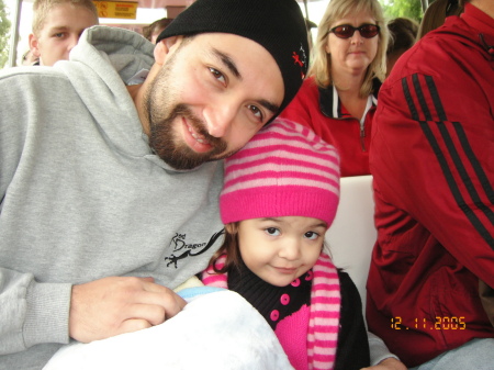 Jessie and daddy at Disneyland