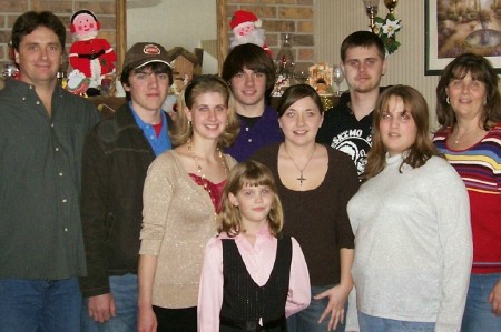 My wonderful family at our home Christmas 2006