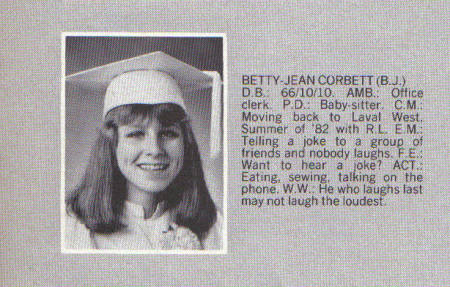 Betty-jean Corbett's Classmates profile album