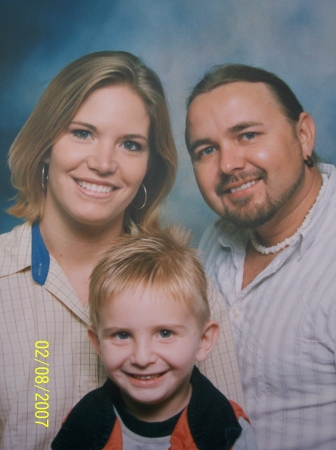 My daughter Tiffany her husband Casey, and grandson Hunter