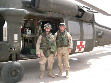 moving about in Iraq in our units Medevac helicopter