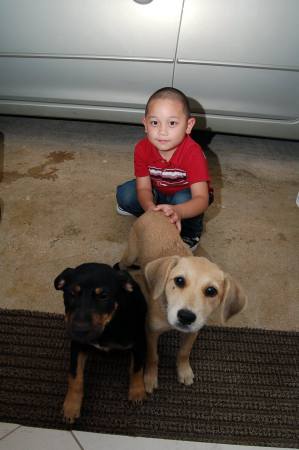 My boy Jacob w/Dora & Boots