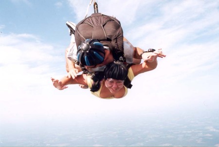 Me skydiving