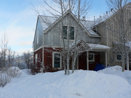 My townhome in winter