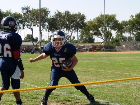 Travis- Center/Pop Warner Football/Cypress