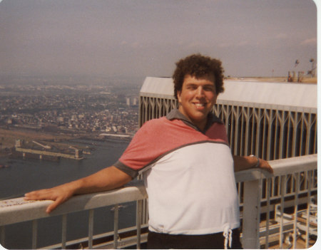 Larry at the World Trade Center--September '80