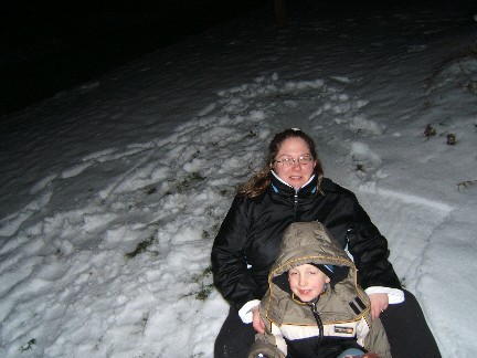 Sledding with the kids