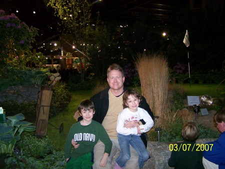 Christopher, Ciara and I at the 2007 Flower Show