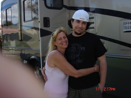 Austin and Mom in Palm Springs Feb. 2007