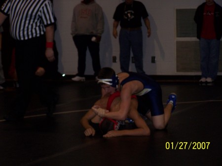 Thomas wrestling