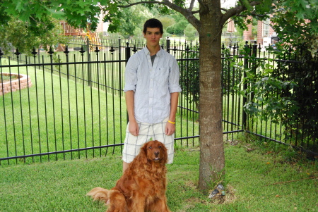 My 16 year old and his dog