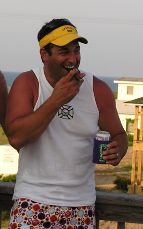 Me in OBX with a Monte #2  mmm good cigar