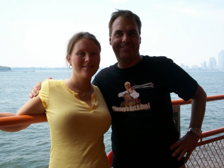 On the Staten Island Ferry with Kelly - June 2006