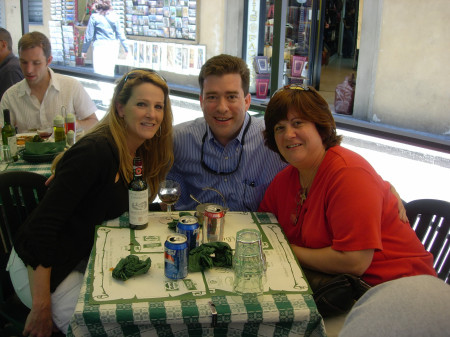 Cindi Marshall w/ Greg and Anne in Italy 2007