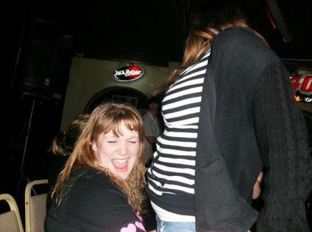 Tina giving me  a lap dance at The Junction