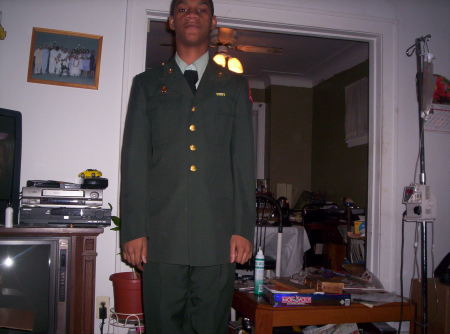 My son in jrotc freshman year 07