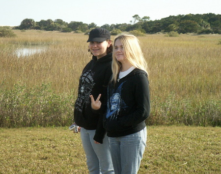 Erin and Beth at Fort Matanzas