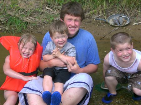 The Whole Gang==Joey-15,Dalton-7,Madisyn-5,Zachary-2 Mem.Day 2007