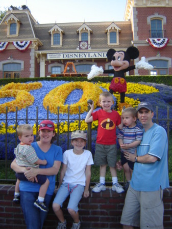 Whitaker Family at Disneyland